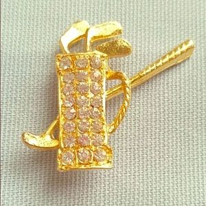 Vintage Golf Brooch